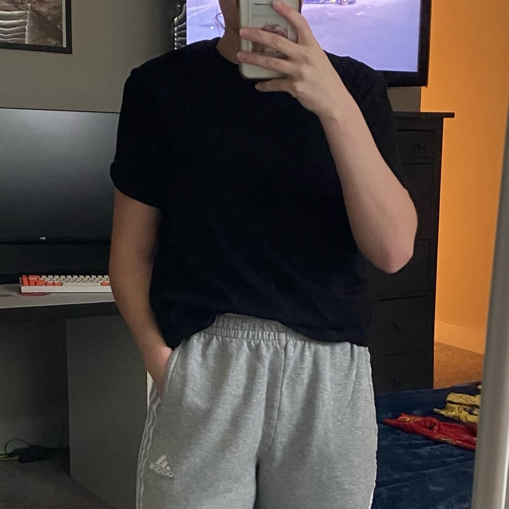 Plain Black T Shirt